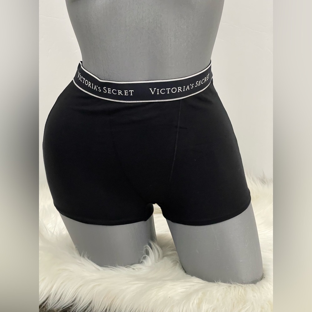 Victoria’s Secret Cotton Logo Cotton High-Waist Boyshort Panty Underwear. NWT